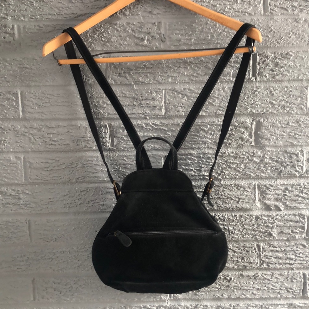 Carriage House Suede Backpack Purse